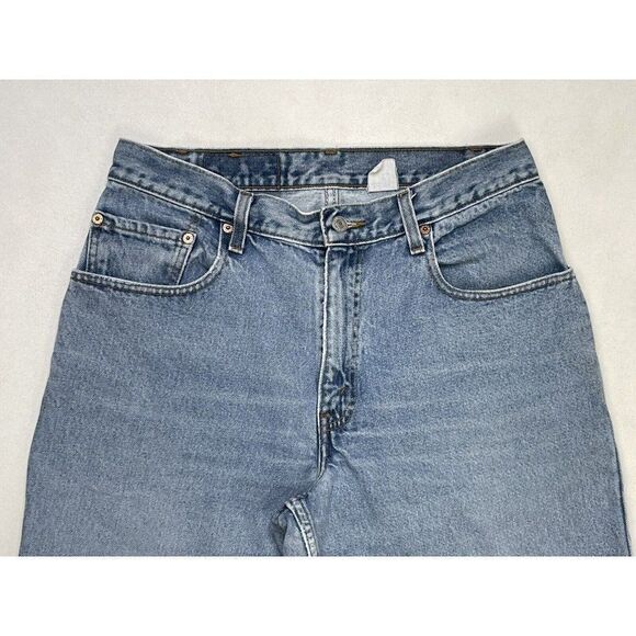 VINTAGE Levi's 560 Tapered Leg Denim Jeans Men Size 31 X 31 Blue Tag Sz 32 x 32 - Picture 4 of 10